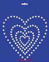 Crystal Style Nested Hearts Stencil